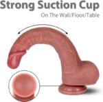 23 cm x 4.5 cm Manual Dildo Silicone Material, Realistic Design, Easy to Clean - Image 5