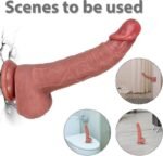 23 cm x 4.5 cm Manual Dildo Silicone Material, Realistic Design, Easy to Clean - Image 6