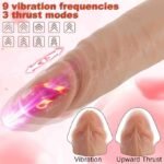 220*40mmThrusting Dildos for G Spot Anal Stimulation with 8 Thrusting & 10 Vibration & Heating Mode - Image 2
