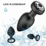 Butt Plug Silicone Anal Sex Toy Anal Trainer Sex Toy Beginner Male and Female Couple Sex Toys (Black) - Image 2