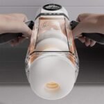 ABS+PC+TPE Suction and Telescoping Masturbator, Dimensions: 28.5 x 13 x 90 cm, 9-speed telescoping + 9-speed suction + 10 vibration modes, 9 sound effects, screen display - Image 5