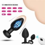 Butt Plug Silicone Anal Sex Toy Anal Trainer Sex Toy Beginner Male and Female Couple Sex Toys (Black) - Image 4