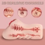 Single-head mold: 17.5 × 9.5 × 9.5 cm, 1.54 lb. Manual dual stimulation of the vagina and anus - Image 5