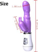 Realistic Rabbit Vibrator,Rabbit Vibrator Dildo G Spot Clit Vibrator - Image 2