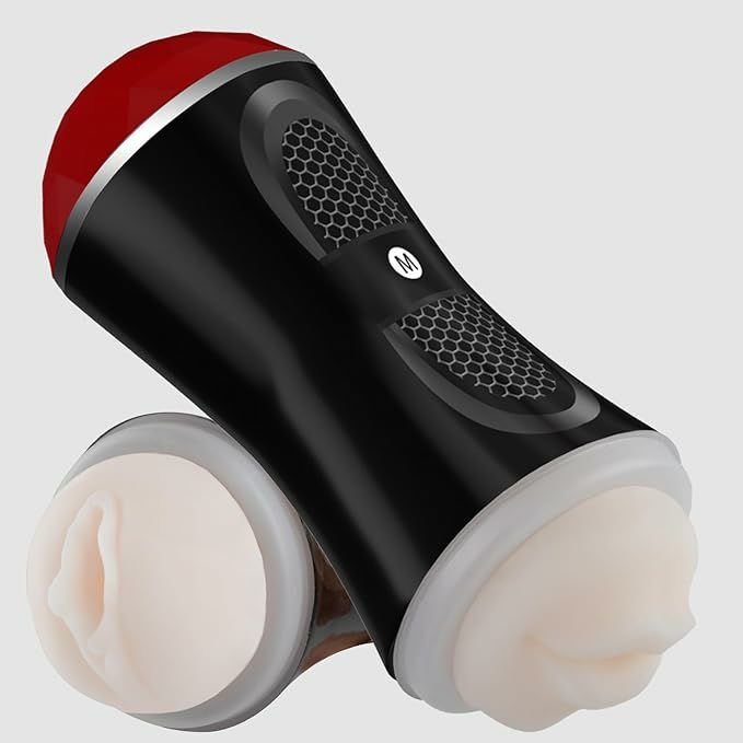 4a2cefb4dbd0d35adf66c7bd6bf3d0e1 2 in 1 Male Masturbator Cup,3D Soft Realistic Blowjob Hand Free Textured Vagina Juicy for Penis Stimulation - Image 1