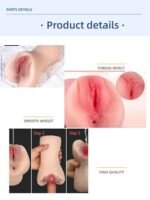 Single-head mold: 17.5 × 9.5 × 9.5 cm, 1.54 lb. Manual dual stimulation of the vagina and anus - Image 7