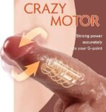 220*40mmThrusting Dildos for G Spot Anal Stimulation with 8 Thrusting & 10 Vibration & Heating Mode - Image 4