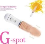 USB Rechargeable Mini Tongue Vibrator, Waterproof Tongue Licking Vibrator - Image 4
