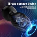 Anal Plug Vibrator Rotating 7-Speed Vibrator Adult Sex Machine Unisex Masturbator (Black) - Image 2