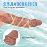 270*60mmPenis Sleeve Cock Enlarger Male Length and Girth Extender Male Delay Ejaculation Enhancement Dual Support - Image 3