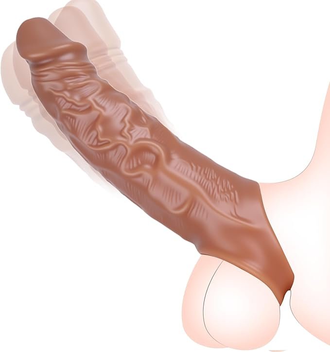 VIP25 (7) 270*60mmPenis Sleeve Cock Enlarger Male Length and Girth Extender Male Delay Ejaculation Enhancement Dual Support - Image 1