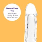 195*38mm Mega Thick Clear Penis Sleeve – Extra Inches Penis Extender with Ball Loop - Girth Sleeve for Sex - Image 3