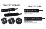 12Pcs Bondage Restraints Kit for Couples (Black) - Image 6