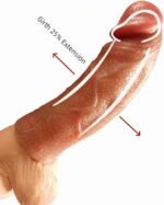 180*45mmSilicone Male Enhancer Ejaculation Sheath Stretcher - Image 3