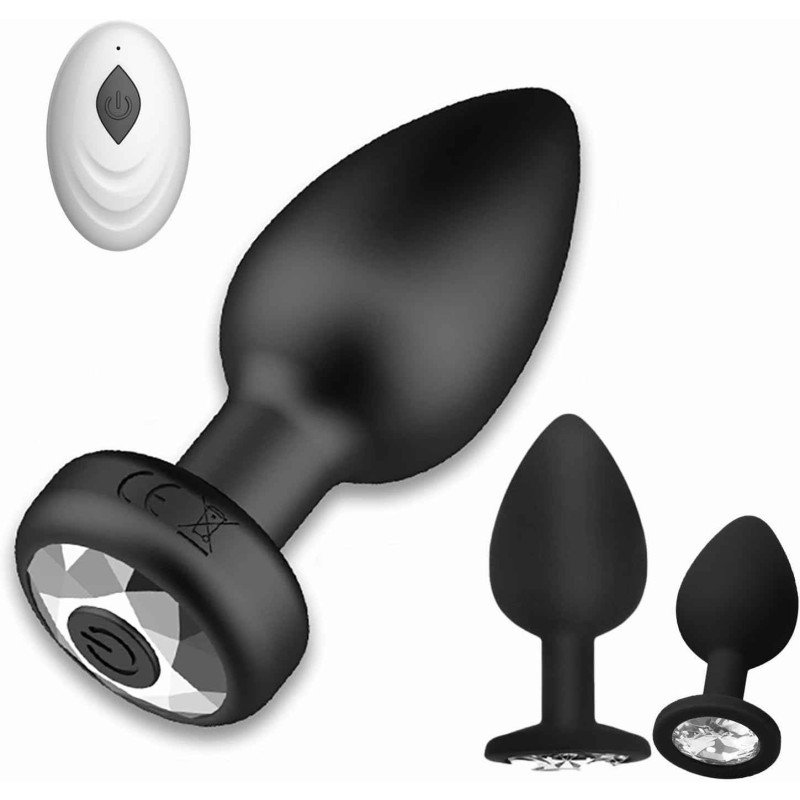 c7c67b6cebe9770822a6e54c0d7bb8fc-800x800 Butt Plug Silicone Anal Sex Toy Anal Trainer Sex Toy Beginner Male and Female Couple Sex Toys (Black) - Image 1