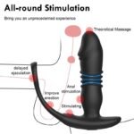 Uni Sex Remote Control Automatic Telescopic Anal Plug - Image 2