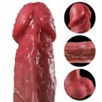 23 cm x 4.5 cm Manual Dildo Silicone Material, Realistic Design, Easy to Clean - Image 4