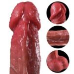 Infinite 23cm x 4.5cm Silicone Dildo Magnetic Charging, Wireless Remote Control, Extendable and Oscillating, Heated Multi-Speed Vibration, Realistic Design - Image 9