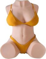 Small-sized half-body doll, triple stimulation of the breasts, genital area, and anus; 25 × 15 × 8 cm, 3.64 lb - Image 10