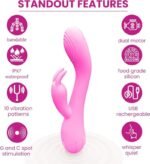 ABS + silicone + electroplated materials  12 vibration modes (vibrating head with heating function) USB rechargeable, quiet, waterproof, compact and elegant - Image 6