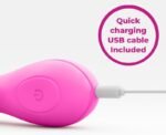 ABS + silicone + electroplated materials  12 vibration modes (vibrating head with heating function) USB rechargeable, quiet, waterproof, compact and elegant - Image 8
